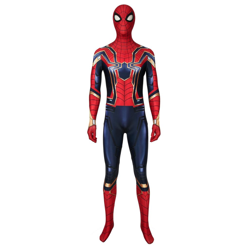 avengers endgame peter parker iron spiderman jumpsuit
